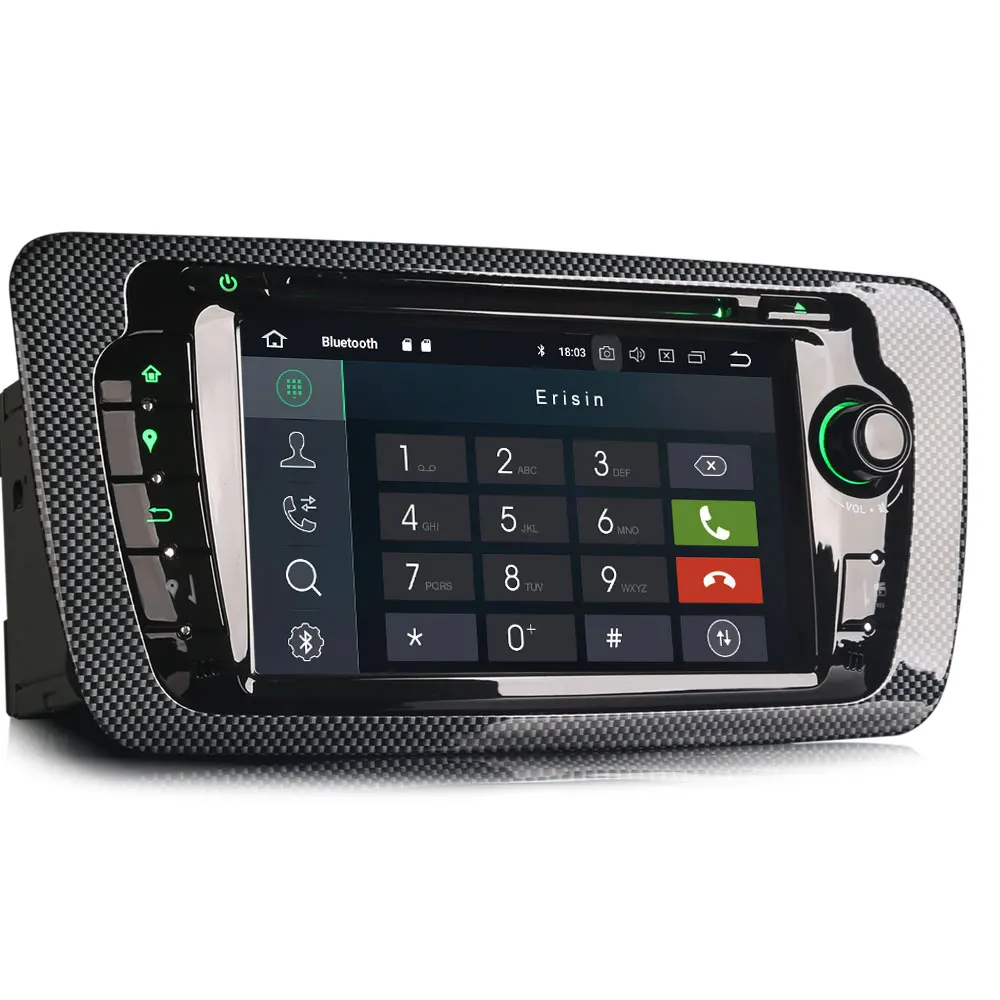 Erisin ES7922S 7 дюймов Android 9 0 Восьмиядерный 4 Гб RAM автомобильный DVD Радио BT для SEAT IBIZA