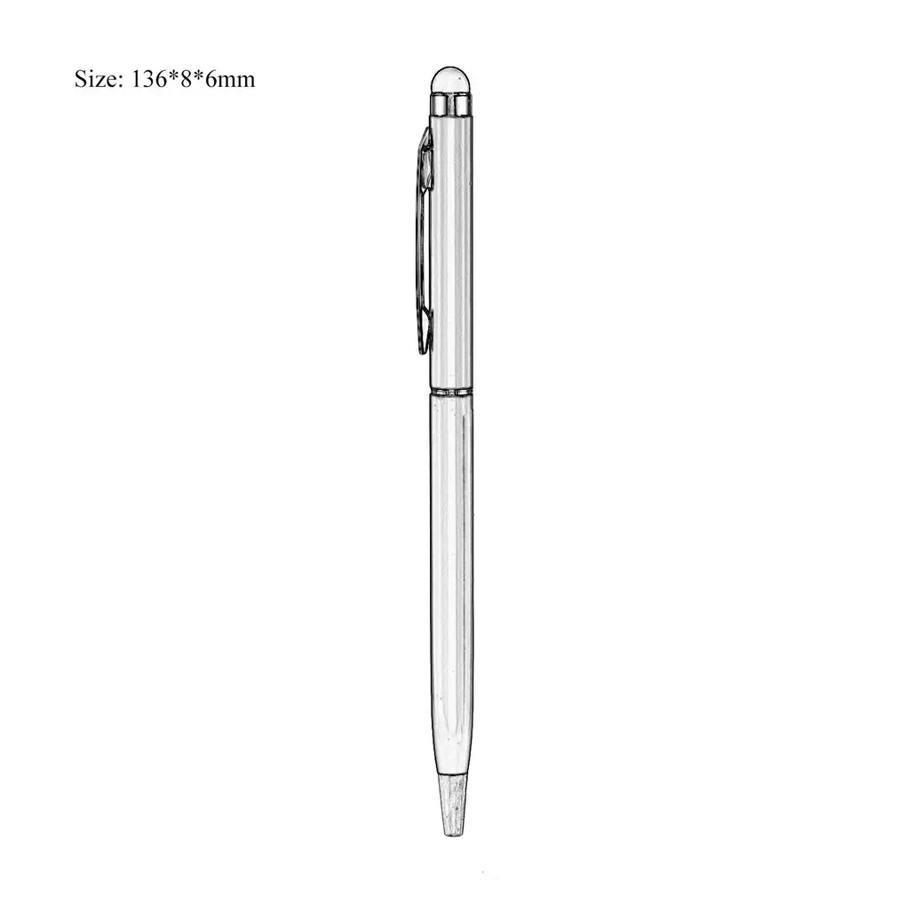 

Dual use Capacitive Touch Screen stylus Pen For IPad Smart Phone Pen stylus Nib Capacitive Screen Stylus pen