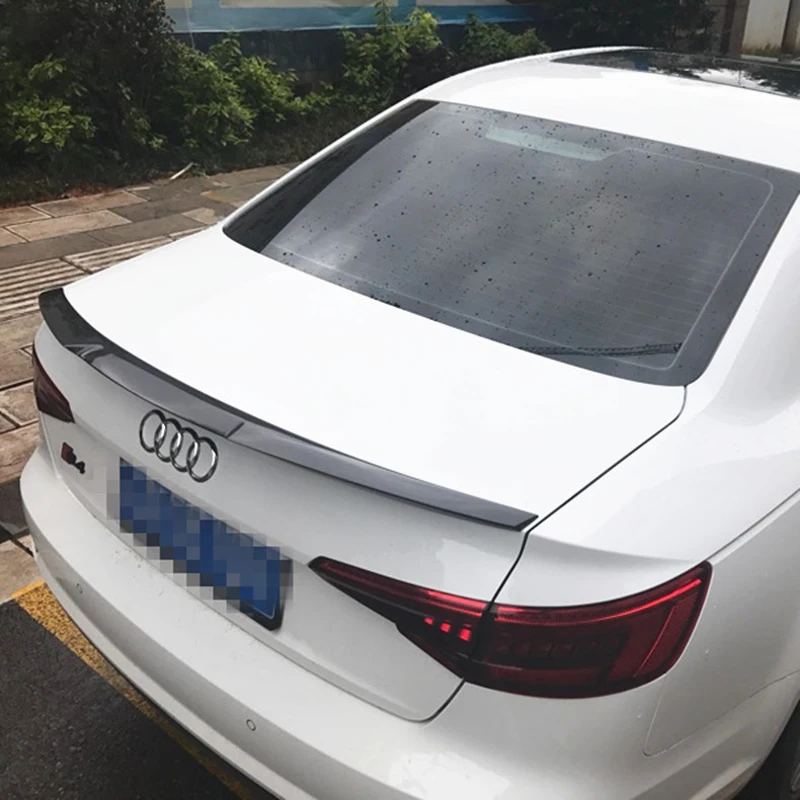 Для Audi M4 Style A4 B8 задний спойлер из углеродного волокна крыло багажника 2009 2010 2011