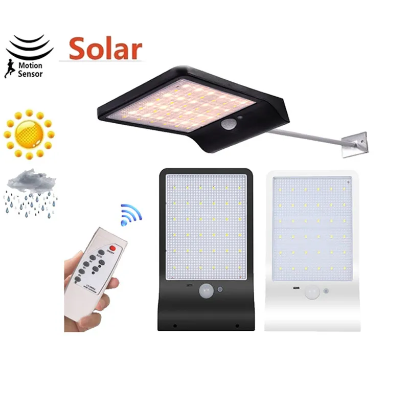 48 светодиодный датчик движения на солнечной энергии светильник безопасности