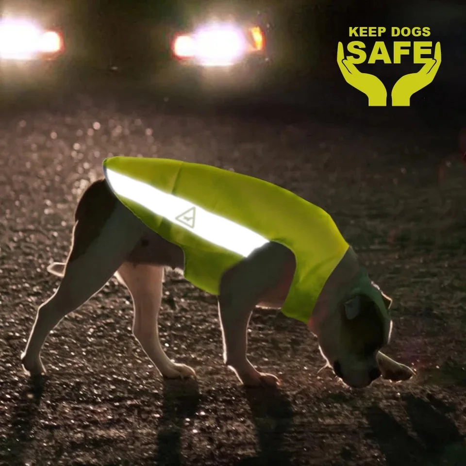 Светоотражающая Водонепроницаемая Защитная жилетка для собак высокая видимость