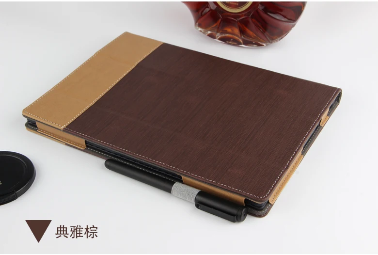 Чехол для планшета lenovo Yoga Book 10,1 Модный чехол из искусственной кожи чехол тонкий защитный чехол-подставка для lenovo Yoga Book 10,1'' - Цвет: B stype brown