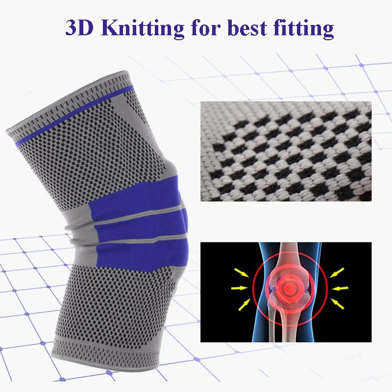 Силиконовые нейлоновые наколенники футбол баскетбол рандомная Спортивная