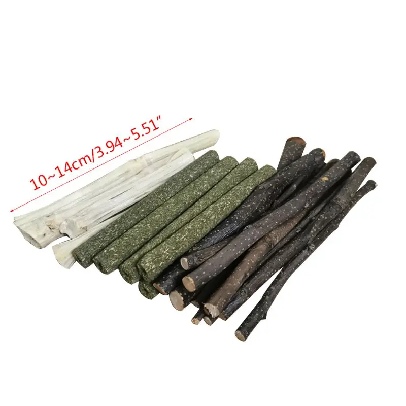 

Hamster Rabbit Teeth Grinding Natural Wooden Tree Stick Minerals Molar Chew Toys 896A