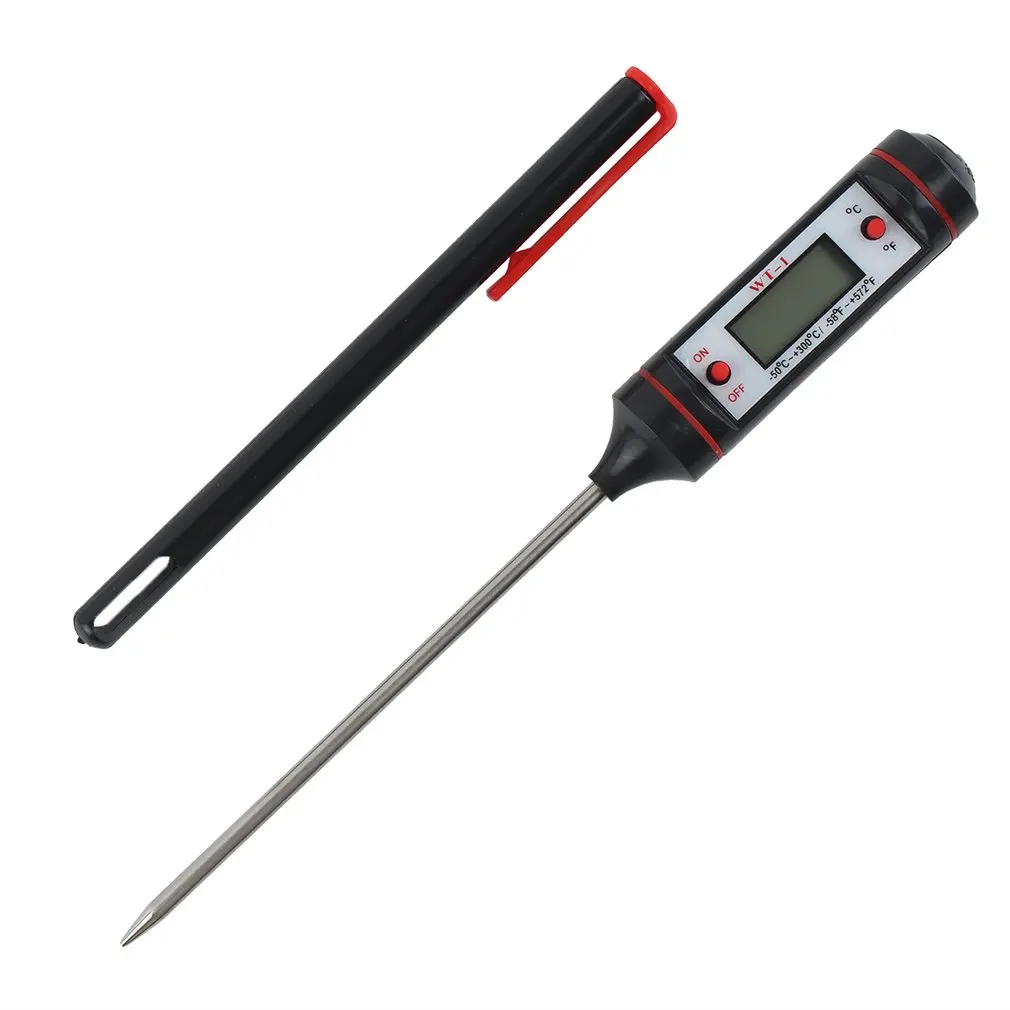 

Kitchen Digital BBQ Baking Food Thermometer Meat Cake Candy Fry Grill Dinning Household Cooking Stainless Steel Thermometer Tool