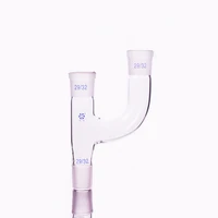 two connection pipehigh borosilicate glass two joint pipefemale 2932male 2932laboratory glasswareclaisen connector
