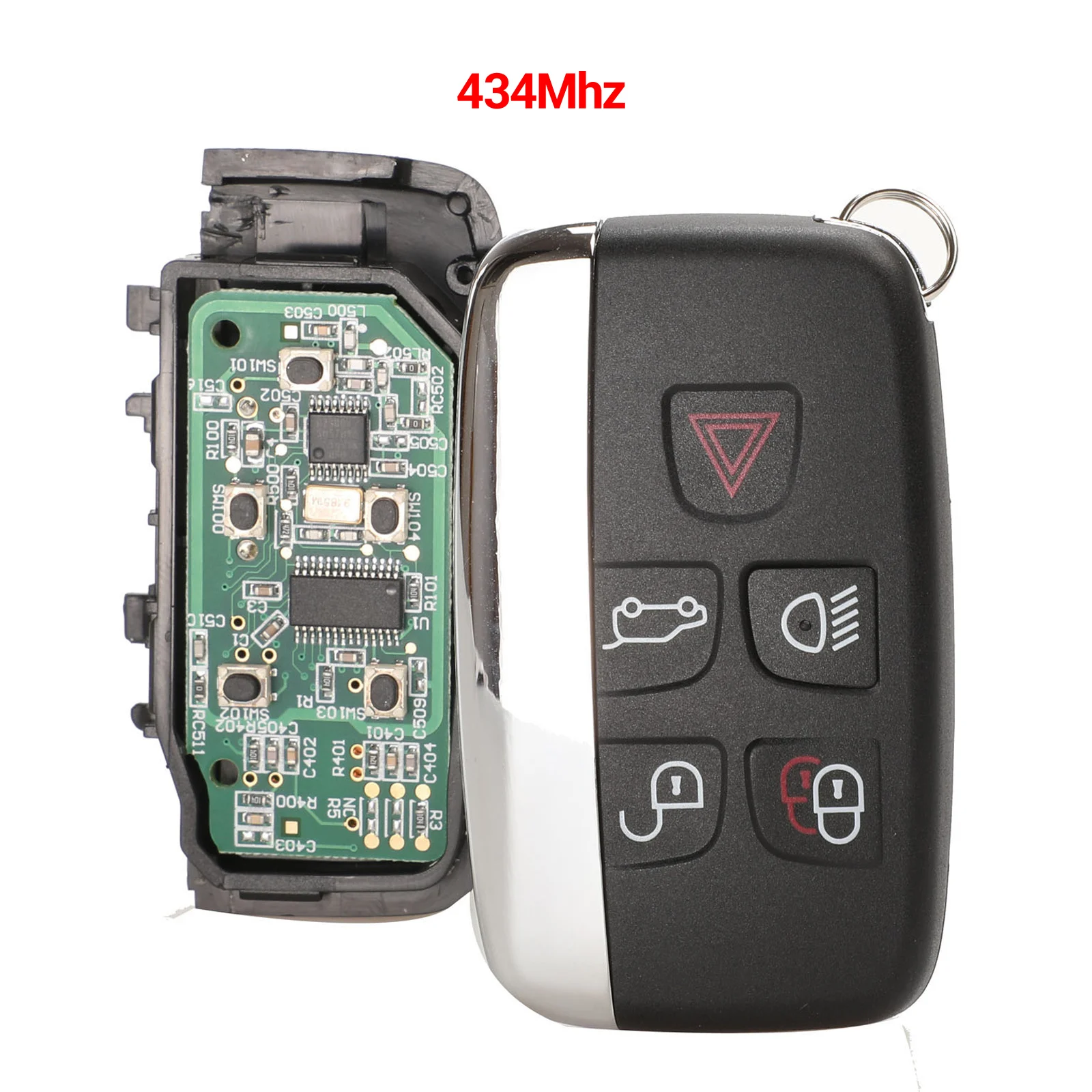 434Mhz Jingyuqin 5 шт. 315/434 МГц Автомобильный Дистанционный ключ для Jaguar Land Rover Discovery 4 freelander Range Rover Sport Evoque Умный брелок - Цвет: 434Mhz