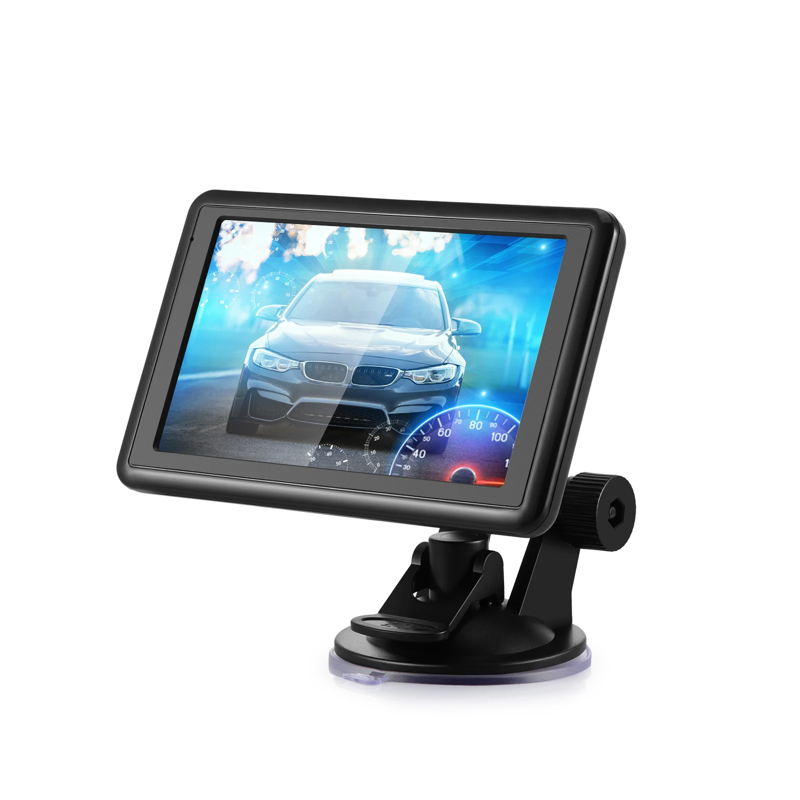 

2020 New 5" HD FM Bluetooth Car GPS Navigation Latest Europe Map Sat Nav Ruck Gps Navigators Automobile With Alarm Notice