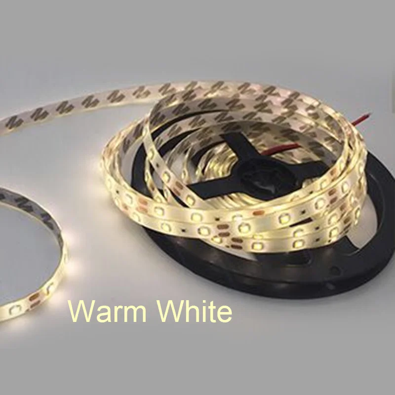 RGB 300 светодиодный светильник 5 м 60 светодиодный s/m SMD 2835 белый теплый белый красный зеленый синий светодиодный светильник 12 В водонепроницаемая гибкая лента - Испускаемый цвет: Warm White