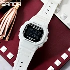 Часы Sanda мужские электронные в стиле G-Shock, модные брендовые цифровые водонепроницаемые спортивные, для мальчиков и девочек