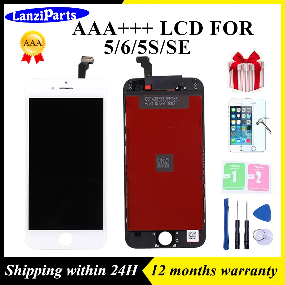 Для iPhone 5S ЖК дисплей для 5 SE 5C экран дигитайзер AAA Качество без битых пикселей ecran
