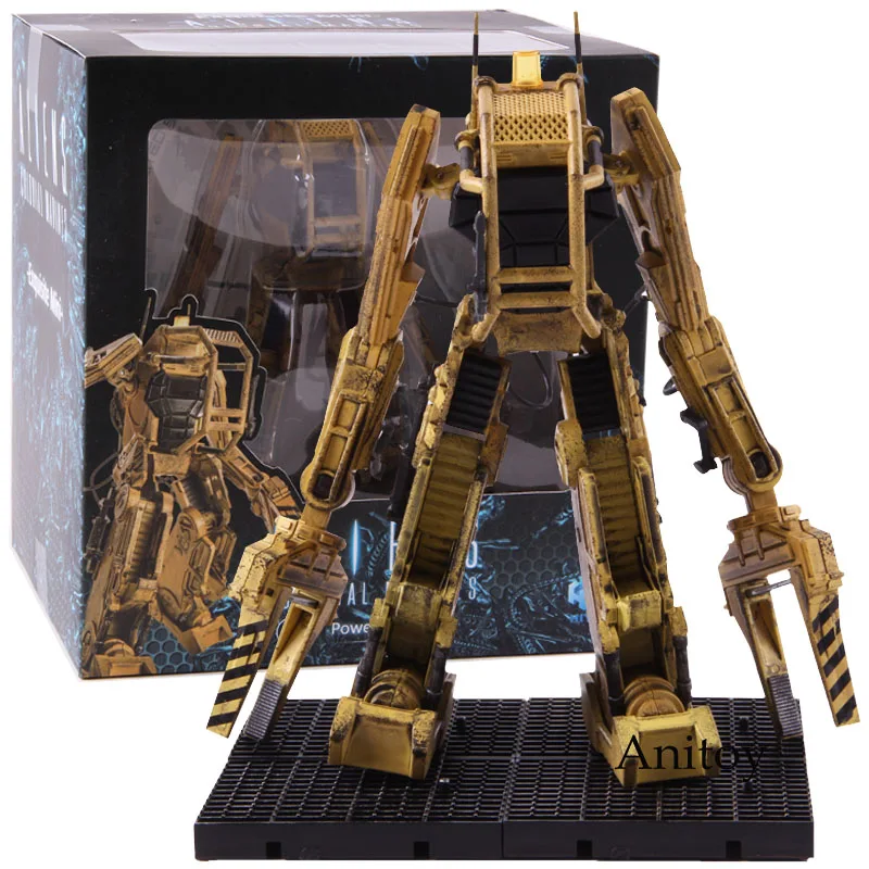 with colorful box HIYA игрушки Aliens Colonial Marines Мощность погрузчик 1/18 весы игра pvc фигурку иностранцев Мощность погрузчик, Коллекционная модель, игрушка - Цвет: with colorful box