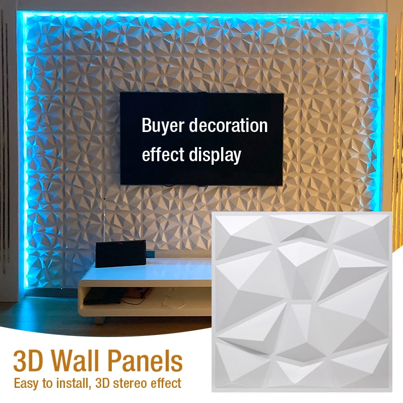 3D настенные панели форма гипс настенный камень художественный декор Настенный