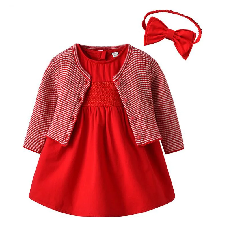 3 предмета в комплекте для маленьких девочек принцесса 1 год платье на день