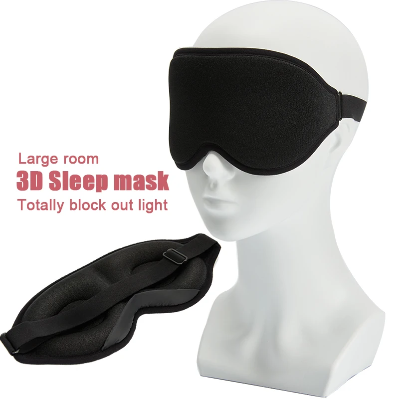 

3D Sleep Mask Eyeshade Blockout Light Eyepatch Sleeping Mask for Eye Women Men Blindfold Nap Travel Relax Sleeping Aid Slaapmask