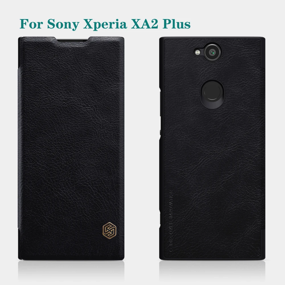 Для sony Xperia 1 Xperia 10 XA2 Plus L3 XZ3 XZ2 Premium Премиум флип-чехол Nillkin Qin винтажный кожаный флип-чехол с кармашком для телефона
