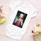 Комбинезон Demon Slayer унисекс, для мальчиков и девочек, Повседневный, комбинезон с забавным принтом, Прямая поставка