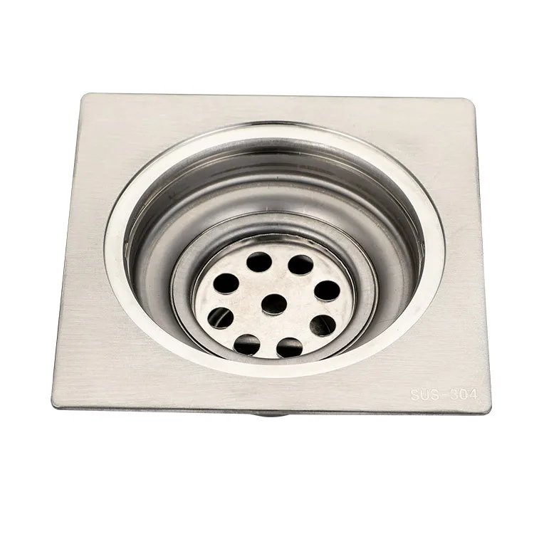 Слив для пола в ванной комнате 10*10 стиральная машина двойного назначения Толстая