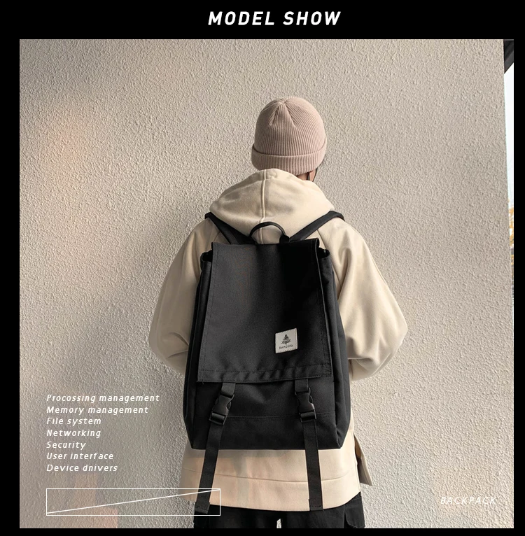 

YJ690 2021 new Casual simple and lightweight men's Large capacity travel backpack