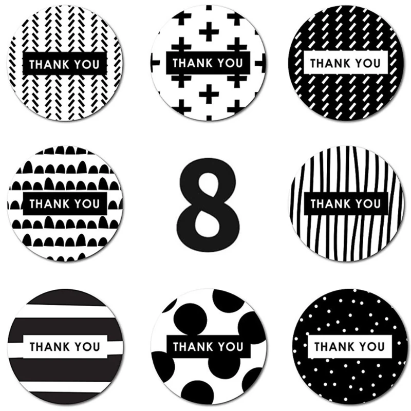 

Наклейки для скрапбукинга, канцелярские этикетки для упаковки подарков, цветочных букетов (500 шт.)