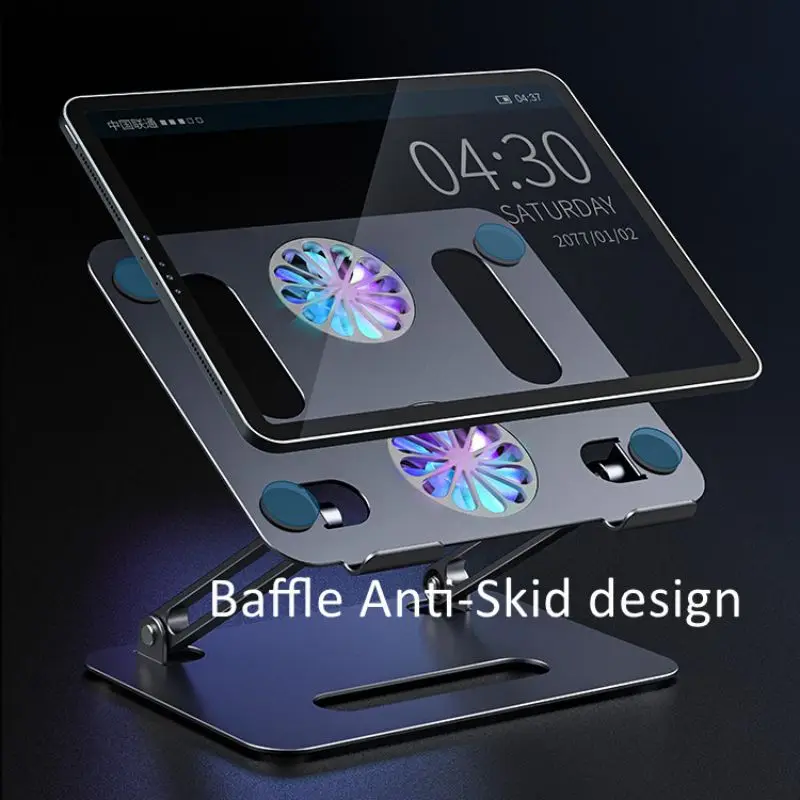 gaming laptop stand cooling accessories aluminum foldable notebook support laptop base macbook pro holder adjustable bracket free global shipping