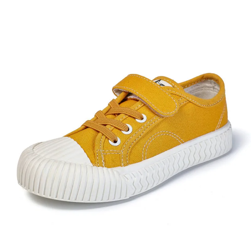 Autumn Fashion New Children Canvas ayakkabı Girls Sneakers Toddler Breathable Spring Kids Shoes For Boys Soft Casual Shoes
