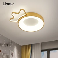 led ceiling lamp crown ceiling decorative lights for living room childrens bedroom creative lighting fixture home ceiling light