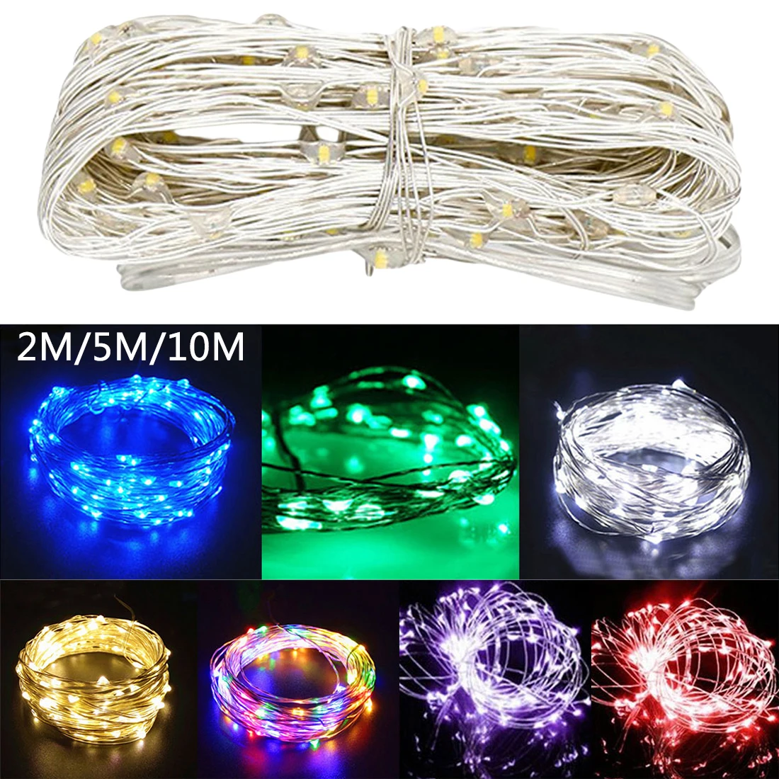 

10LED/м 10 м 5 м 2 м управляемая LED праздничный светильник 3XAA Батарея Фея светодиодный светильник s для гирлянды вечерние Свадебные Рождественски...