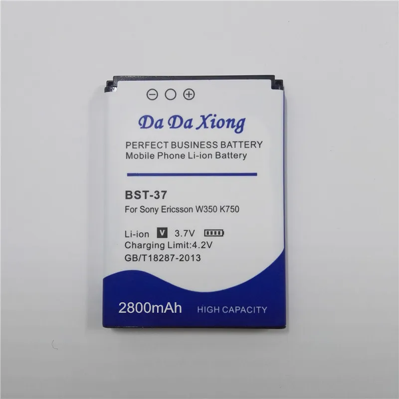 2800 мА/ч BST 37 Батарея для Sony Ericsson J100i W550i W350 W710 W810 W800 K750 W550C W810C W700C W710C K750C D750i K610 K758i|battery
