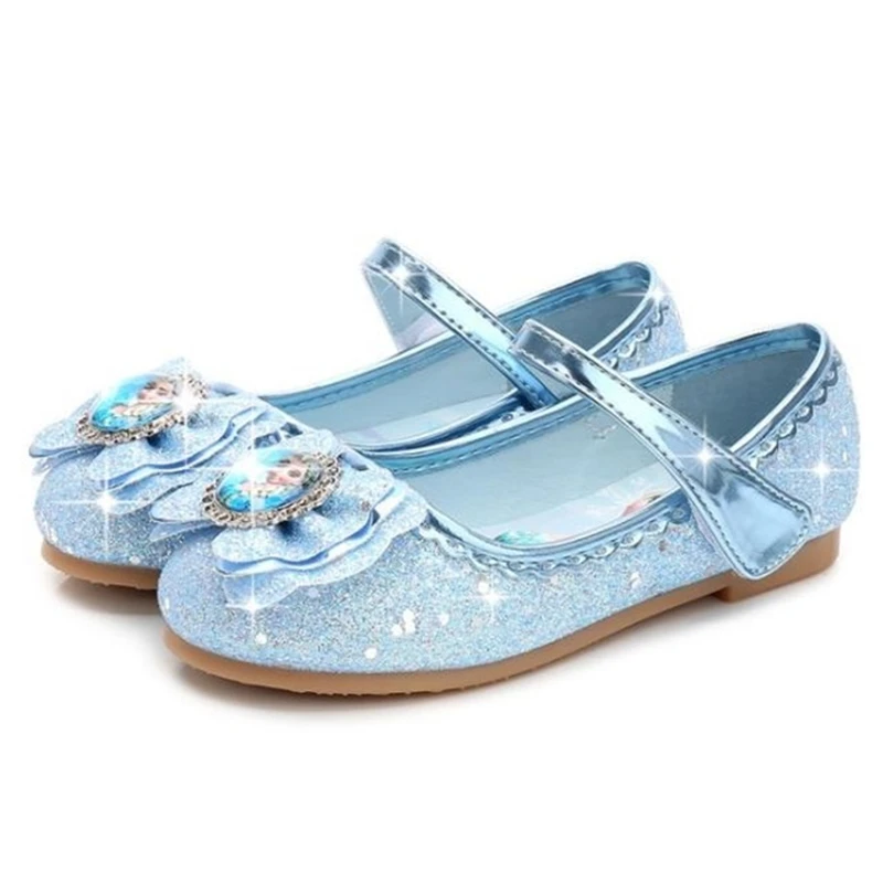 Детская Свадебная обувь для девочек детские туфли принцессы с петельками