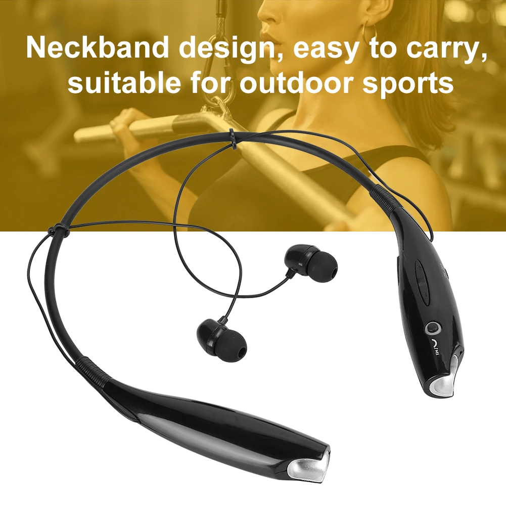 

HV-800 шейным Bluetooth наушники Беспроводной выдвижной Портативный стерео звук спортивные гарнитуры
