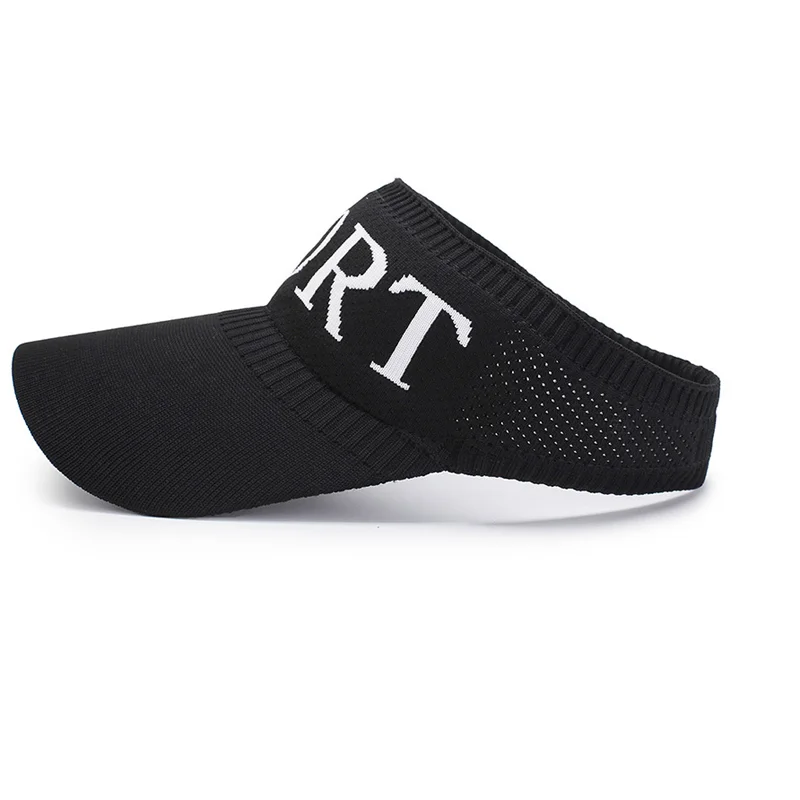 

Tennis Caps Golf Outdoor Hat Sun Visor Beach Sports Travel Summer Women Men Unisex Peaked Knitted