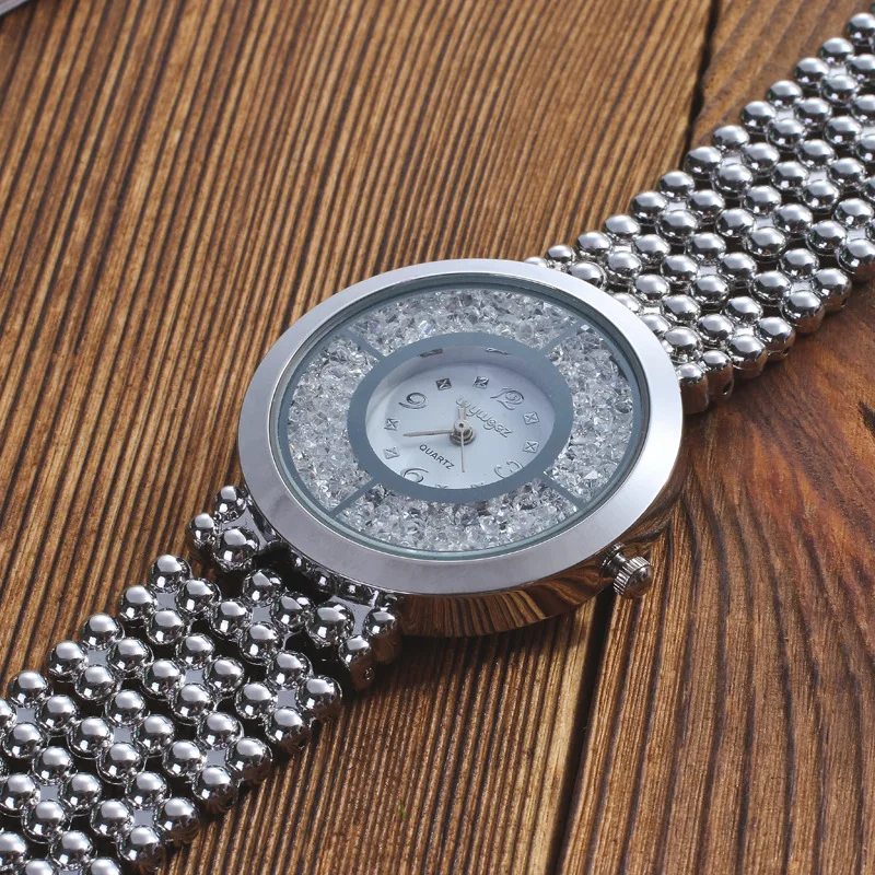 

Free Dropshipping European and American fashion diamond gold ladies high-quality casual stainless steel band quartz watch