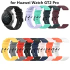 Ремешок силиконовый для смарт-часов Huawei Watch GT 42 мм 46 мм, браслет для huawei watch GT2 Pro, GT2 46 мм, 22 мм