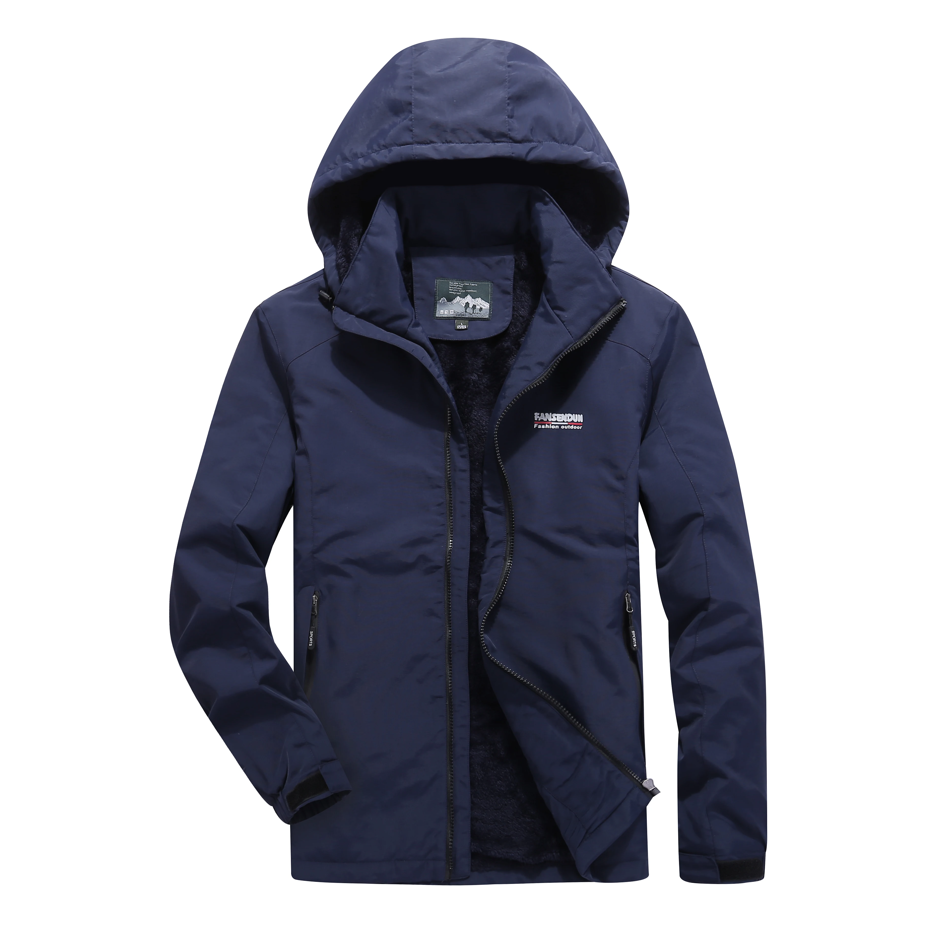 Ветрозащитная куртка для женщин походная одежда флисовая 3 слоя ПУ покрытие