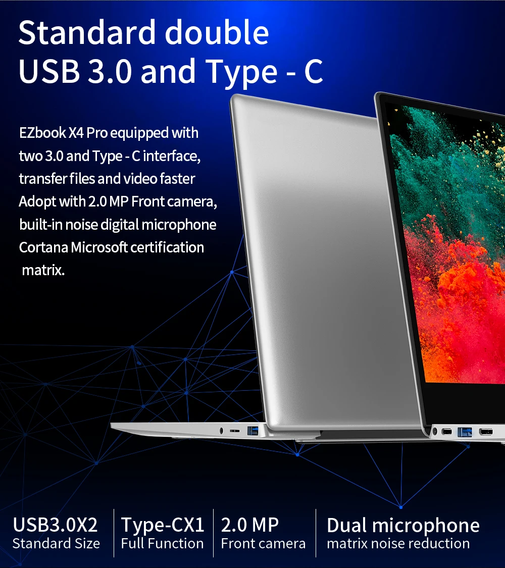 Jumper EZbook X4 Pro ноутбук 8 Гб 256 ГБ SSD 14 &quotFHD дисплей Intel Core i3 5005U двухдиапазонный Wifi Win