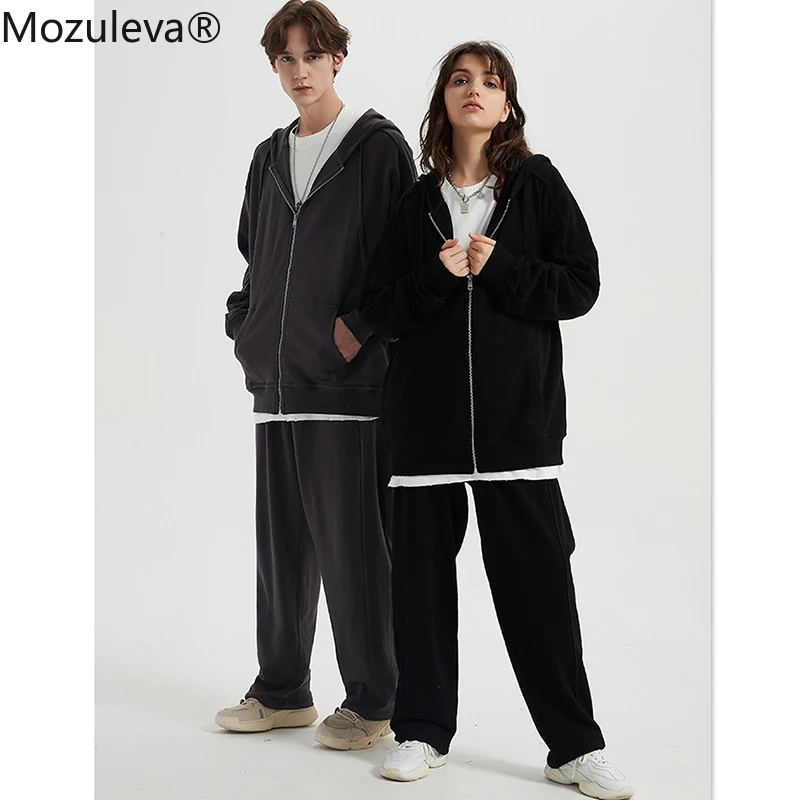 Mozuleva Winter Thicken Fleece Women Couple Sweatshirt Cotton Oversized Hoodies Sweatshirts Female Warm Pullovers Jacket Quality | Женская