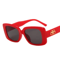 new ins popular fashion small rectangle women vintage punk men sun glasses shades uv400 luxury sunglasses brand designer