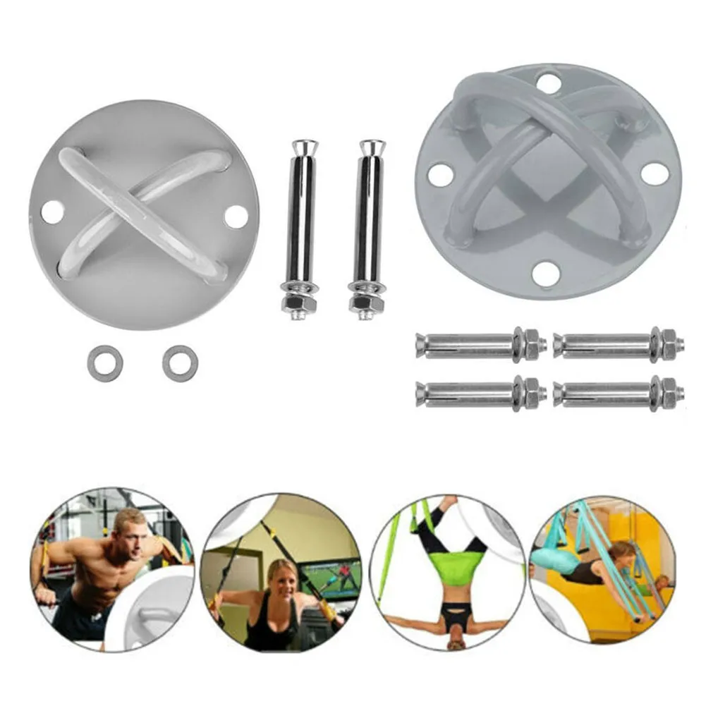 

1Set Of Suspension Bracket Boxing Hammocks Mount Ceiling Hooks Anchor Hanger For Gym Training Aerial Yoga Swing Hanging Kit