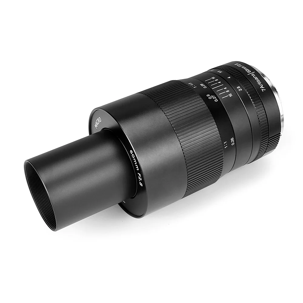 7artisans 60mm f2. 8 1:1 magnification macro lens is suitable for the Canon EOSM EOSR E Fuji M43 nikon z Mount |