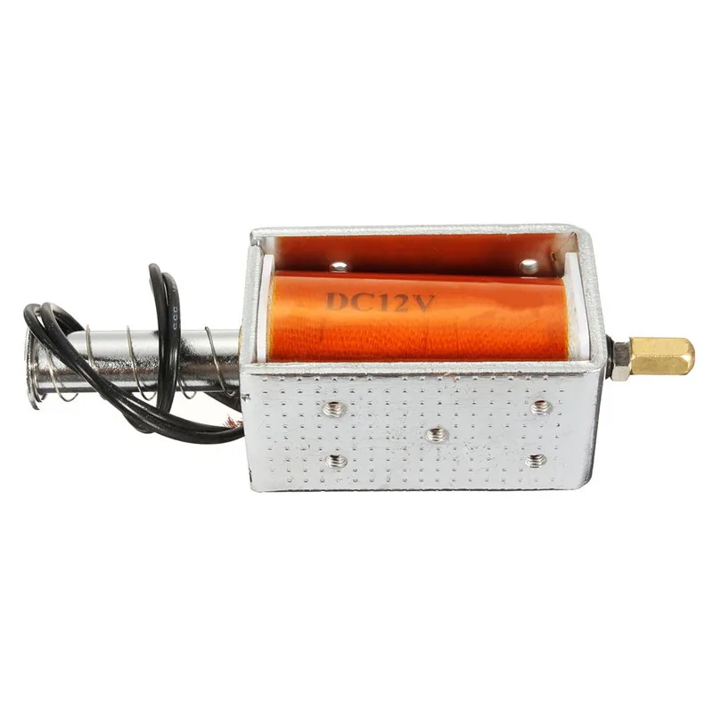 Электрический 35 мм длиннотактный двухтактный соленоид DC12v небольшой