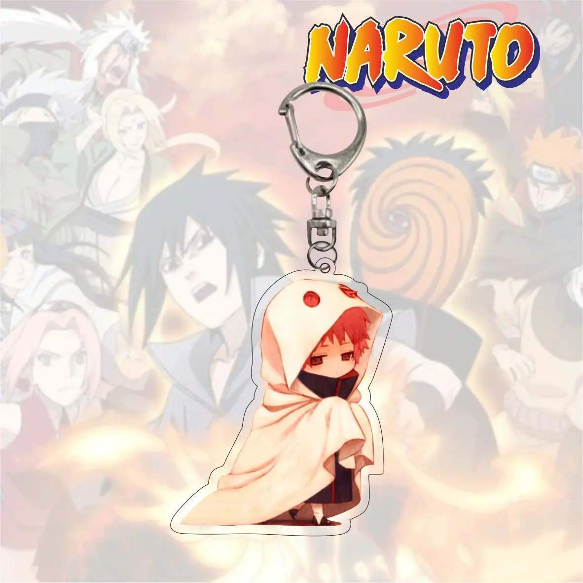 

Uzumaki Naruto Keychain PVC Acrylic Sakura /Uchiha Itachi Pendant Keyrings Bags Car Key Chain Jewelry Llaveros Accessories Gift