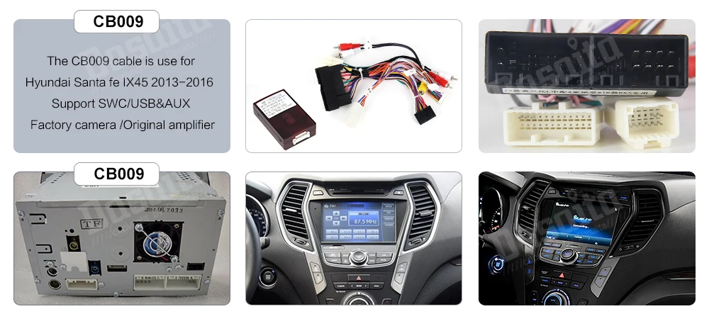 Dasaita Автомагнитола 1 Din Android 9,0 для hyundai IX45 2013 Авторадио 64 Гб ПЗУ MP3 HDMI стерео