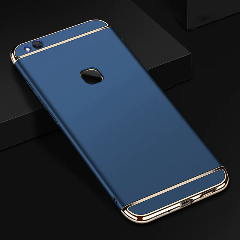 

3 IN 1 electroplating Luxury Plating Protective Case for Huawei Honor 8X 9X 8 V10 V20 Nova 2 Plus 2s 3 3i P20 P30 Lite P40 Pro