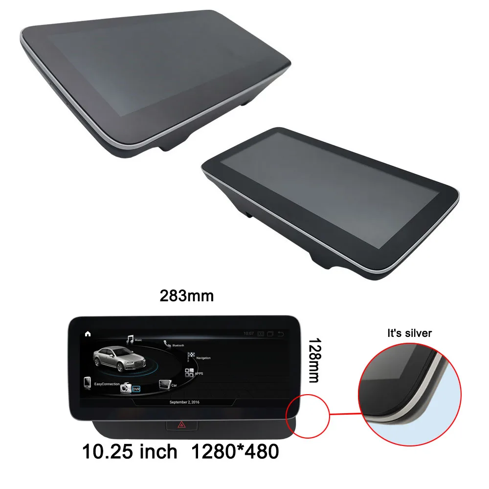 Автомобильный мультимедийный плеер IPS DSP Android 10 с GPS-навигацией для Audi Q5 2009 -2017 4 Гб 64