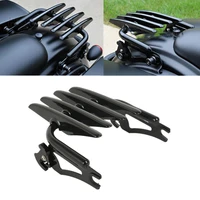 motorcycle detachable stealth luggage rack for harley road king street glide electra glide ultra classic custom 2009 2022 2020