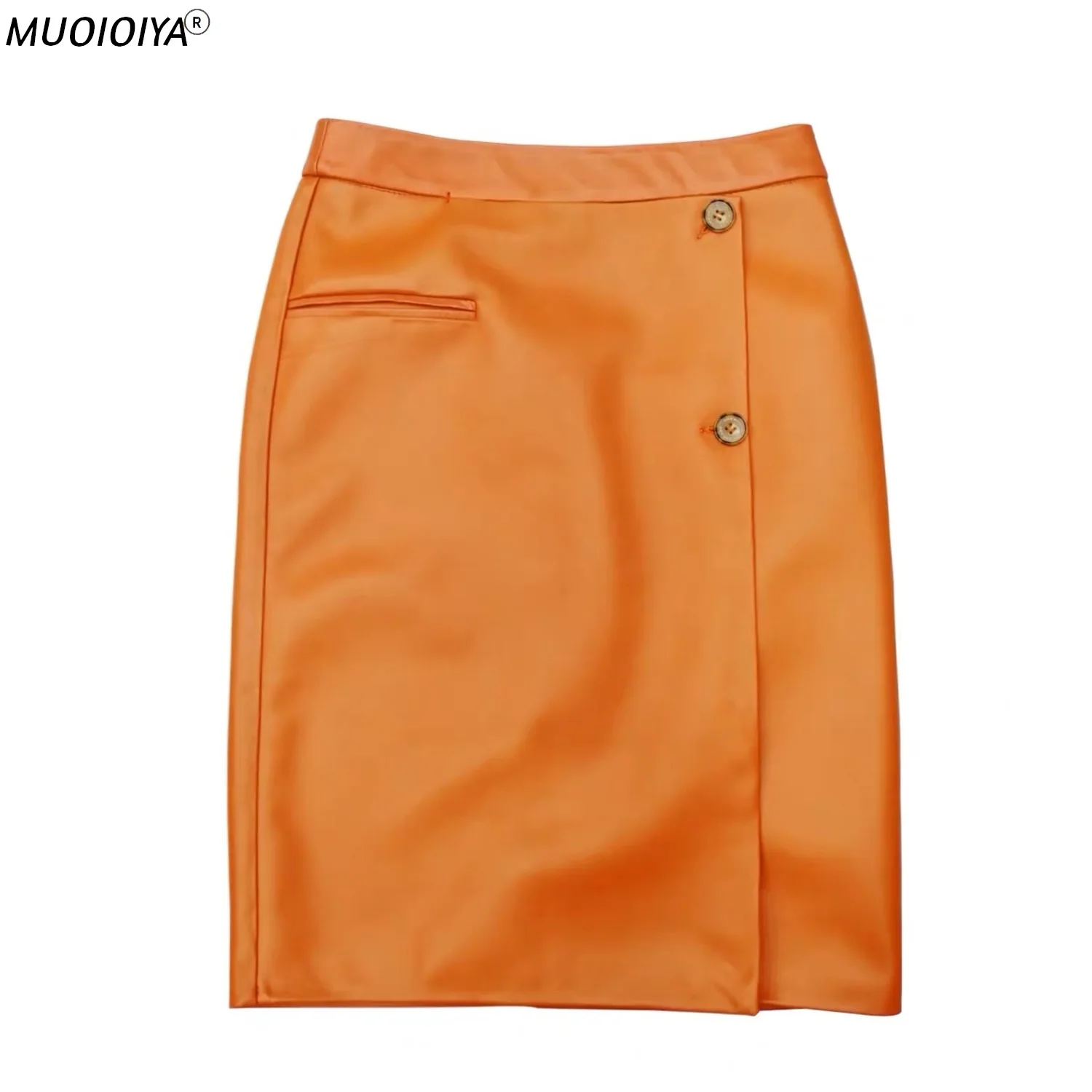 

Spring Autumn Genuine Leather Skirt Women Ladies Real Natural Skeepskin High Waisted Office Ladies Work Wear Skirts Plus Size