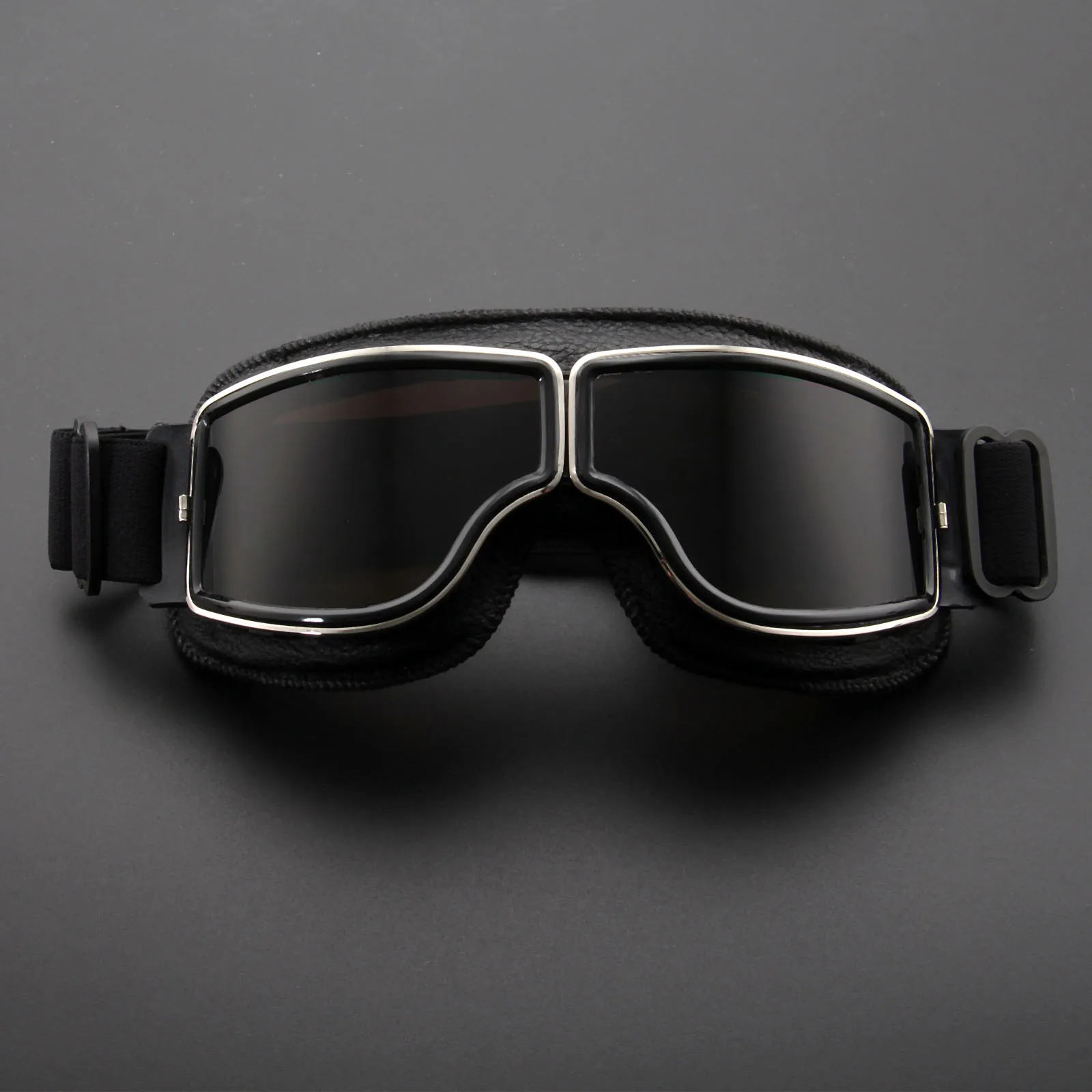 Винтажные кожаные мотоциклетные шлемы в стиле стимпанк очки для мотокросса