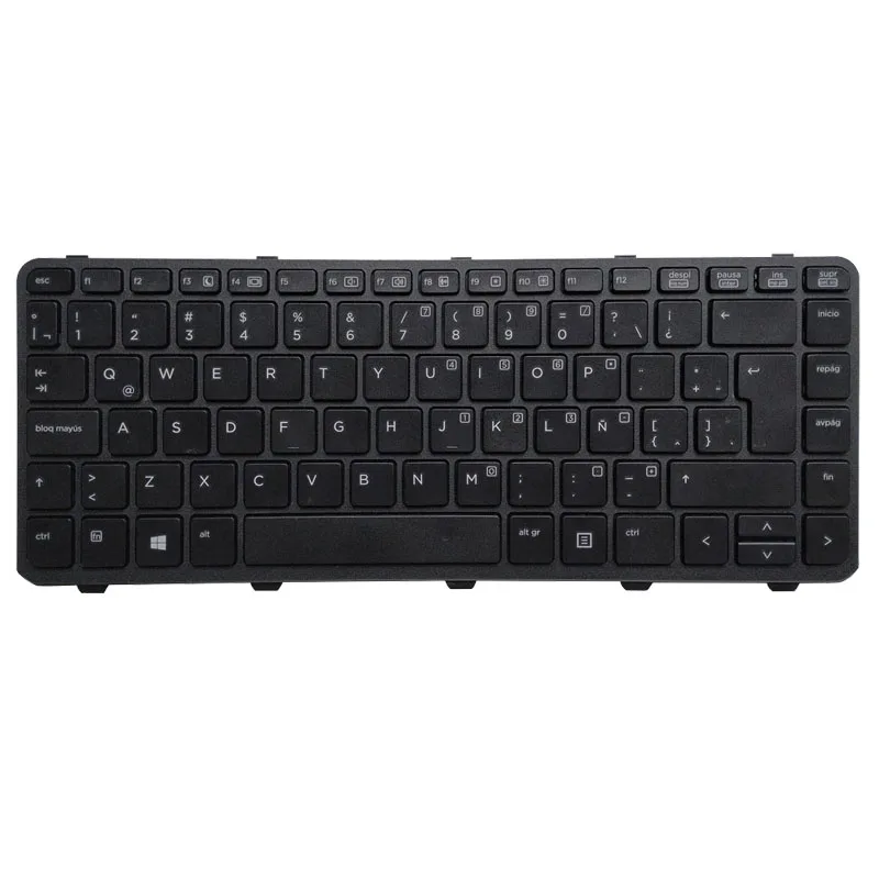 Новая Латиноамериканская Клавиатура для ноутбука HP ProBook 640 440 445 G1 LA черная
