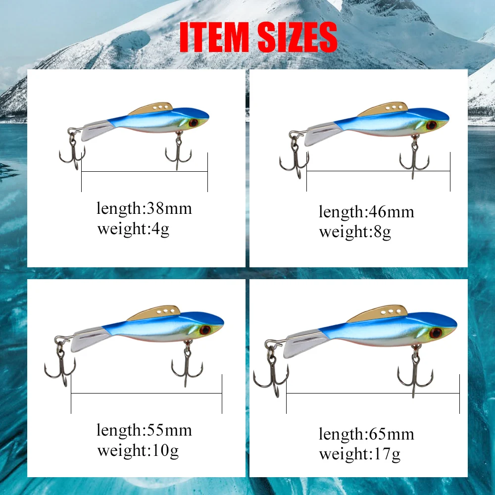FISH KING 1PCS Winter Ice Fishing Lure Jig Bait Balancer Isca Artificial Hard Baits Jigging Balanced Perch Pike Fishing Tackle